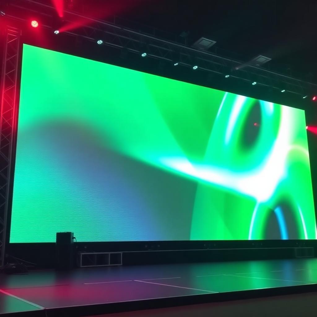 Un écran LED
